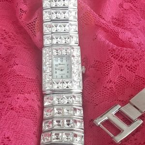 MK Style Princess Cut Watch